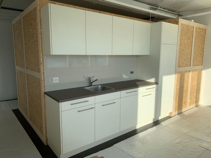 our new office kitchen area
